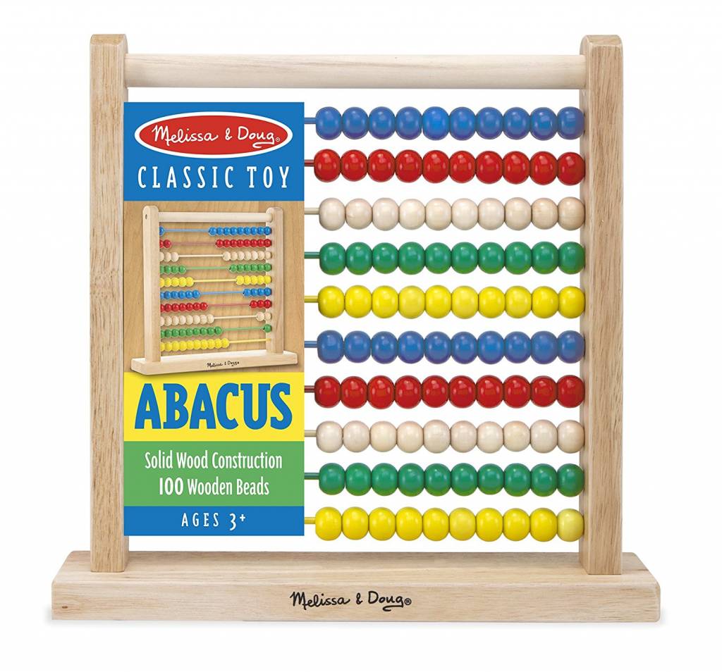 Melissa & Doug Classic Wooden Abacus - The Toy Shop