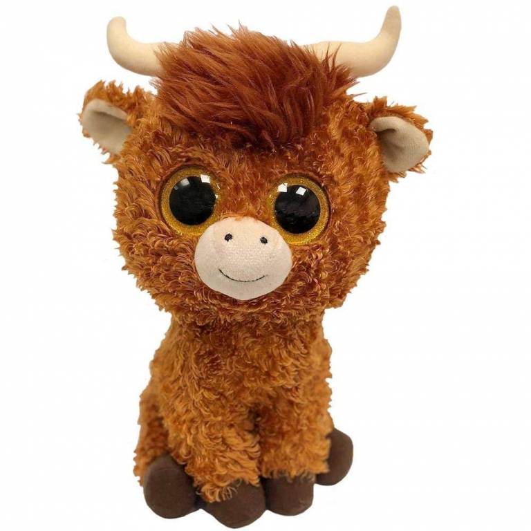 cuddly highland cow toy